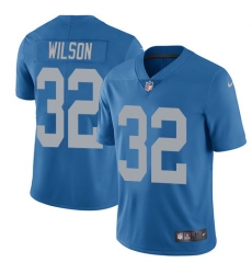 Men's Nike Detroit Lions #32 Tavon Wilson Limited Blue Alternate Vapor Untouchable NFL Jersey