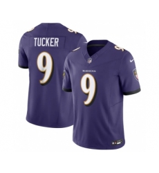 Men's Baltimore Ravens #9 Justin Tucker Purple 2023 F.U.S.E Vapor Jersey Men's Baltimore Ravens #9 Justin Tucker Purple 2023 F.U.S.E Vapor Jersey