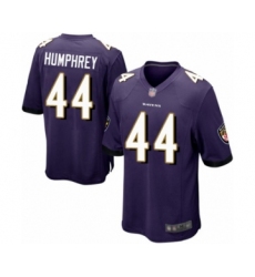 Men's Baltimore Ravens #44 Marlon Humphrey Game Purple Team Color Football Jersey Men's Baltimore Ravens #44 Marlon Humphrey Game Purple Team Color Football Jersey