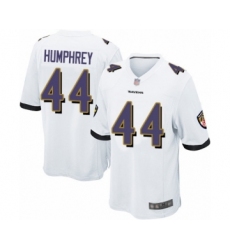 Men's Baltimore Ravens #44 Marlon Humphrey Game White Football Jersey Men's Baltimore Ravens #44 Marlon Humphrey Game White Football Jersey