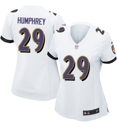 Women's Nike Baltimore Ravens #29 Marlon Humphrey Game White NFL Jersey Women's Nike Baltimore Ravens #29 Marlon Humphrey Game White NFL Jersey
