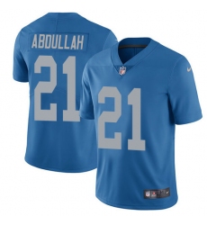 Men's Nike Detroit Lions #21 Ameer Abdullah Limited Blue Alternate Vapor Untouchable NFL Jersey