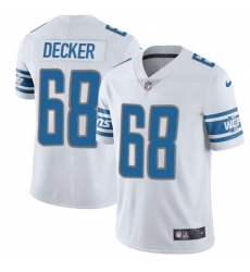 Youth Nike Detroit Lions #68 Taylor Decker Limited White Vapor Untouchable NFL Jersey