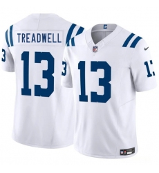 Men's Indianapolis Colts #13 Laquon Treadwell White 2025 F.U.S.E. Vapor Limited Football Stitched Jersey