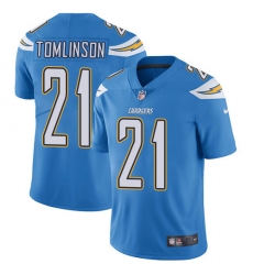 Youth Nike Los Angeles Chargers #21 LaDainian Tomlinson Elite Electric Blue Alternate NFL Jersey